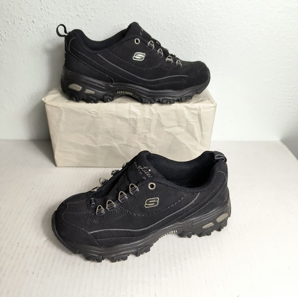 Skechers Black Sneakers Shoes Women's Size 6 Sport Casual - Picture 2 of 7